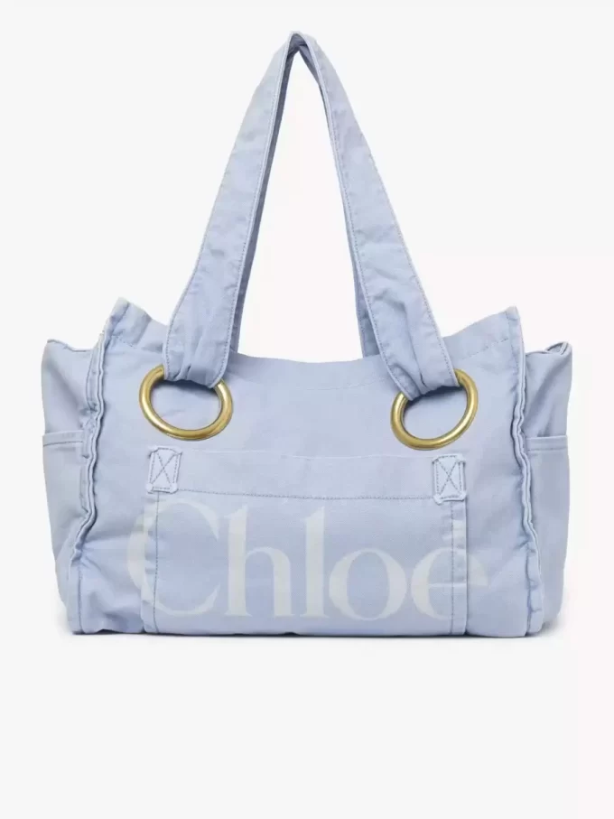 Bawełniana torba typu Tote Chloé Plage