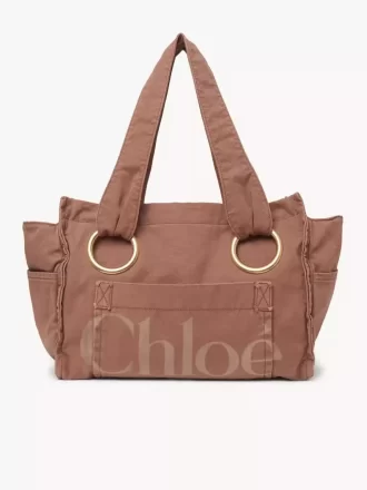 Bawełniana torba typu Tote Chloé Plage