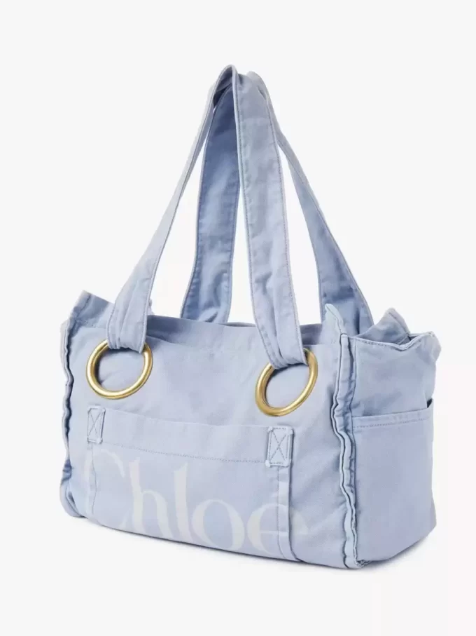 Bawełniana torba typu Tote Chloé Plage
