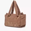 Bawełniana torba typu Tote Chloé Plage