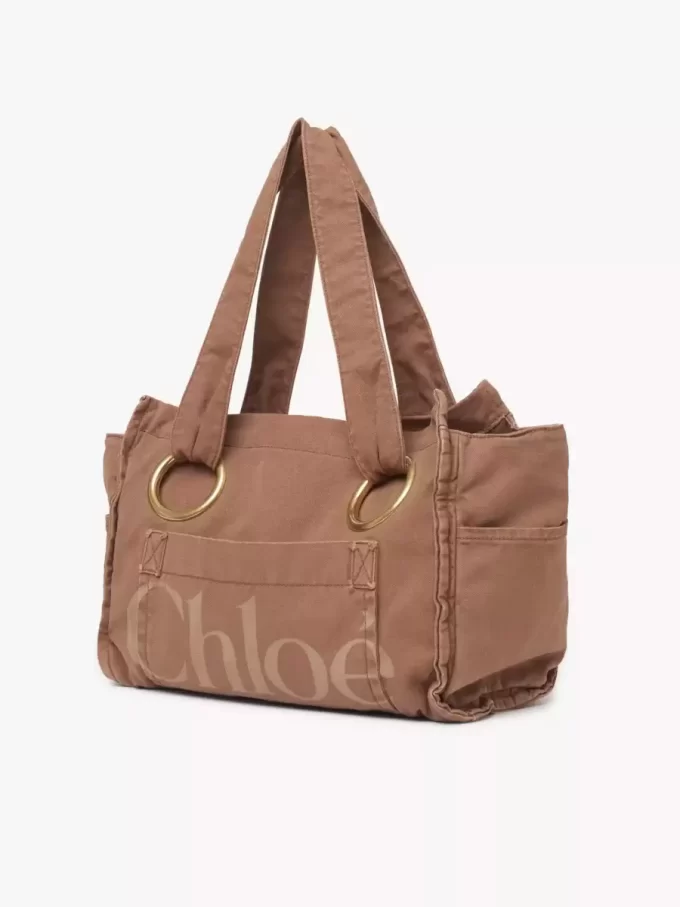 Bawełniana torba typu Tote Chloé Plage