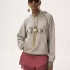 Bluza z kapturem i logo w dużym rozmiarze, wykonana z mieszanki bawełny i polaru Bluza z kapturem i logo w dużym rozmiarze, wykonana z mieszanki bawełny i polaru