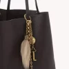 Brelok do torebki Chloé Symbols z mosiądzu i owczej skóry Brelok do torebki Chloé Symbols z mosiądzu i owczej skóry
