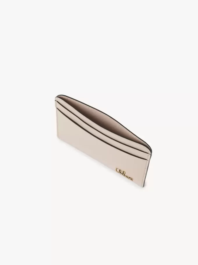Chloé Iconic etui na karty z błyszczącej skóry