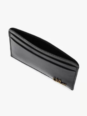 Chloé Iconic etui na karty z błyszczącej skóry