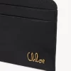 Chloé Iconic etui na karty z błyszczącej skóry
