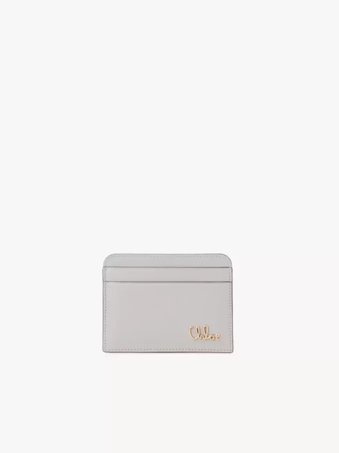 Chloé Iconic etui na karty ze skóry licowej