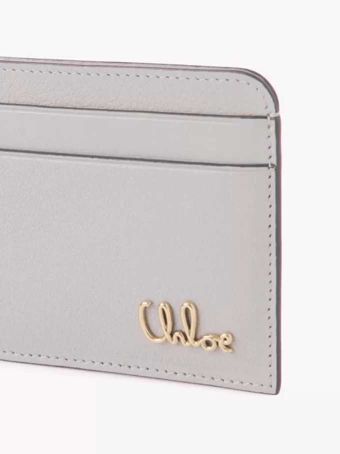 Chloé Iconic etui na karty ze skóry licowej