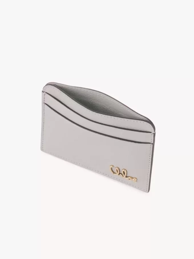 Chloé Iconic etui na karty ze skóry licowej