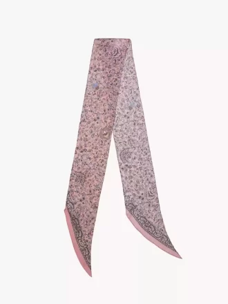 Chloé Paisley szalik typu bandeau z jedwabiu Charmeuse