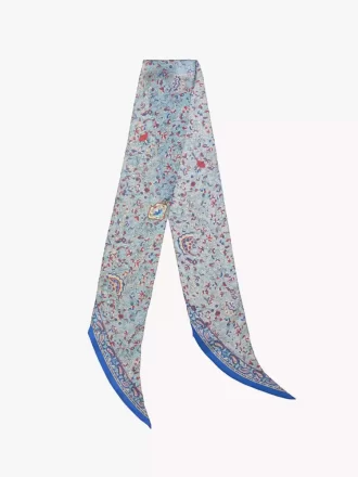 Chloé Paisley szalik typu bandeau z jedwabiu Charmeuse