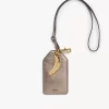 Chloé Symbols Banana tag ze skóry metalizowanej Chloé Symbols Banana tag ze skóry metalizowanej