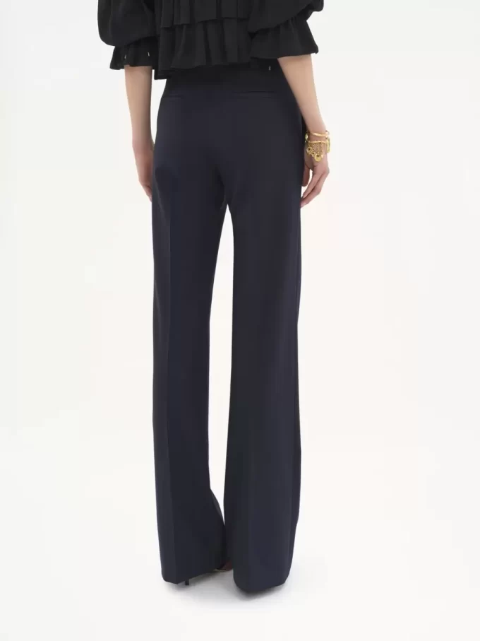 Chłopięce spodnie dopasowane z elastycznej wełny