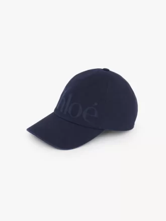 Czapka Chloé Essentials z pranej bawełny
