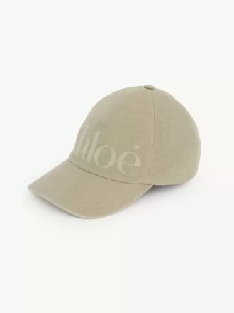 Czapka Chloé Essentials z pranej bawełny