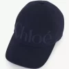 Czapka Chloé Essentials z pranej bawełny Czapka Chloé Essentials z pranej bawełny