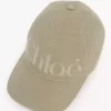 Czapka Chloé Essentials z pranej bawełny Czapka Chloé Essentials z pranej bawełny