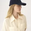 Czapka Chloé Essentials z pranej bawełny Czapka Chloé Essentials z pranej bawełny