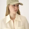 Czapka Chloé Essentials z pranej bawełny Czapka Chloé Essentials z pranej bawełny