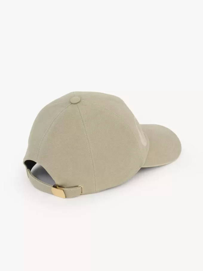 Czapka Chloé Essentials z pranej bawełny Czapka Chloé Essentials z pranej bawełny