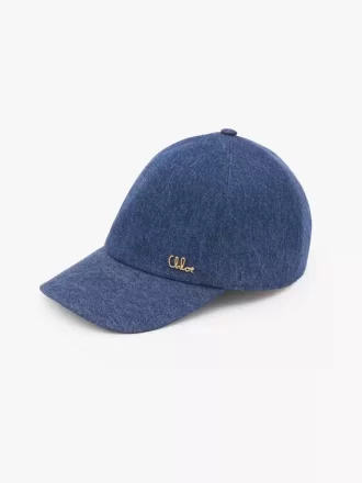 Czapka Chloé Iconic z denimu