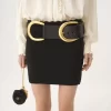 Dopasowana mini spódniczka z dzianiny wełniano-kaszmirowej Dopasowana mini spódniczka z dzianiny wełniano-kaszmirowej