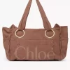 Duża bawełniana torba typu Tote Chloé Plage Duża bawełniana torba typu Tote Chloé Plage