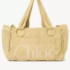 Duża bawełniana torba typu Tote Chloé Plage Duża bawełniana torba typu Tote Chloé Plage