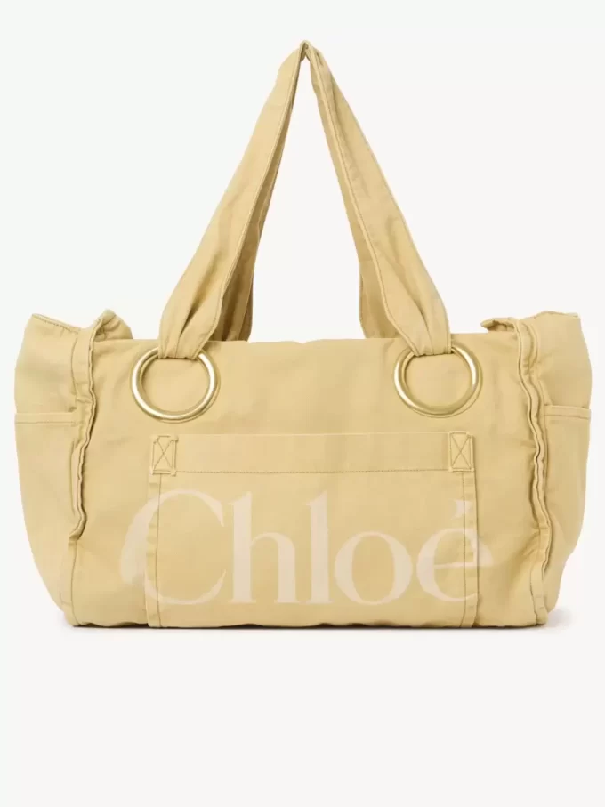 Duża bawełniana torba typu Tote Chloé Plage Duża bawełniana torba typu Tote Chloé Plage