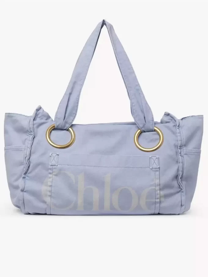 Duża bawełniana torba typu Tote Chloé Plage Duża bawełniana torba typu Tote Chloé Plage