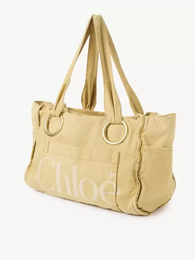 Duża bawełniana torba typu Tote Chloé Plage Duża bawełniana torba typu Tote Chloé Plage