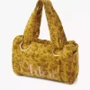 Duża torba typu tote Chloé Plage z żakardowego materiału frotte