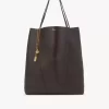 Duża torba typu tote Chloé Spin ze skóry licowej Duża torba typu tote Chloé Spin ze skóry licowej