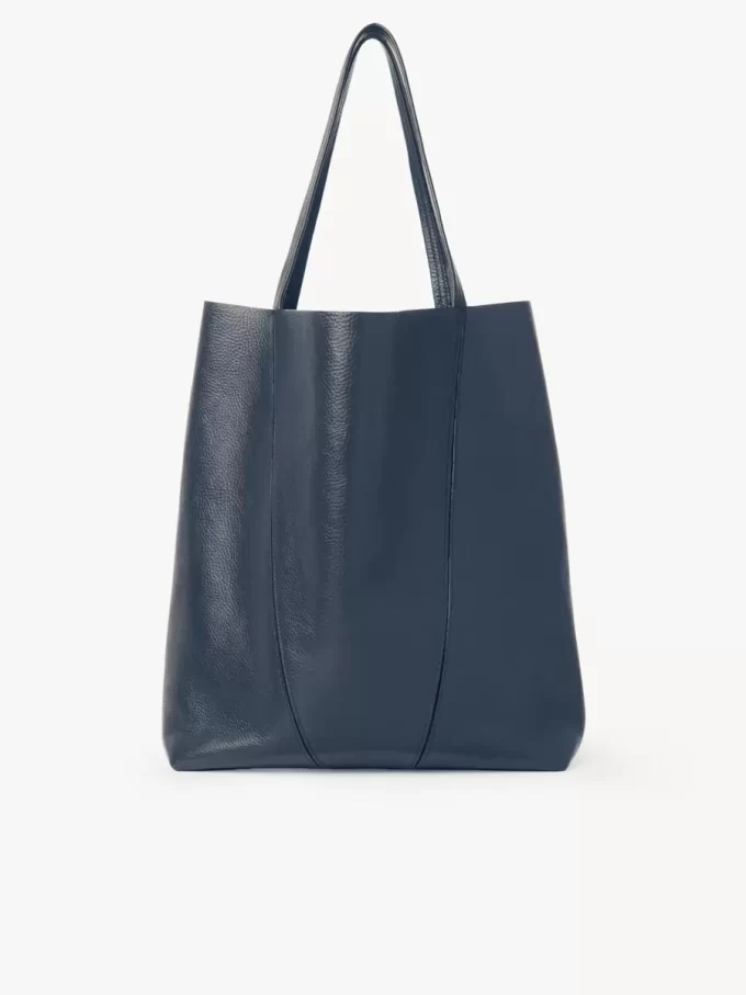 Duża torba typu tote Chloé Spin ze skóry licowej Duża torba typu tote Chloé Spin ze skóry licowej