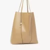 Duża torba typu tote Chloé Spin ze skóry licowej Duża torba typu tote Chloé Spin ze skóry licowej