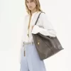 Duża torba typu tote Chloé Spin ze skóry licowej Duża torba typu tote Chloé Spin ze skóry licowej
