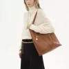 Duża torba typu tote Chloé Spin ze skóry licowej Duża torba typu tote Chloé Spin ze skóry licowej