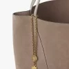 Duża torba typu tote Chloé Spin ze skóry zamszowej Duża torba typu tote Chloé Spin ze skóry zamszowej