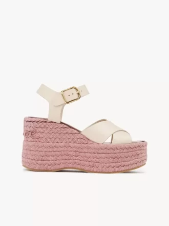 Espadryle na koturnach Isla