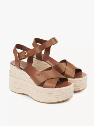 Espadryle na koturnach Isla