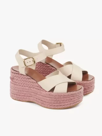 Espadryle na koturnach Isla