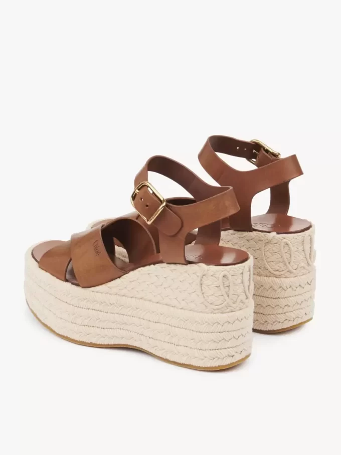 Espadryle na koturnach Isla