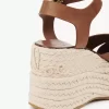 Espadryle na koturnach Isla
