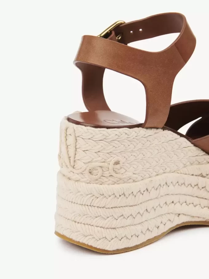 Espadryle na koturnach Isla