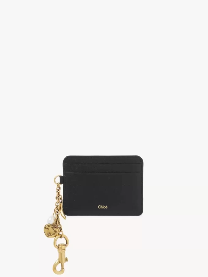 Etui na karty Chloé Charms ze skóry licowej Etui na karty Chloé Charms ze skóry licowej