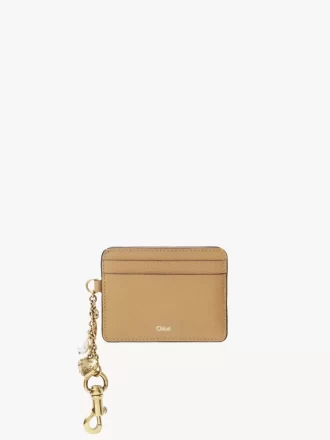 Etui na karty Chloé Charms ze skóry licowej