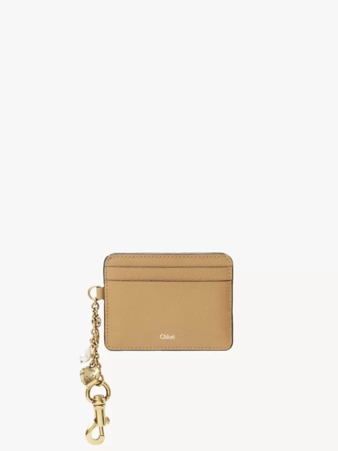 Etui na karty Chloé Charms ze skóry licowej Etui na karty Chloé Charms ze skóry licowej