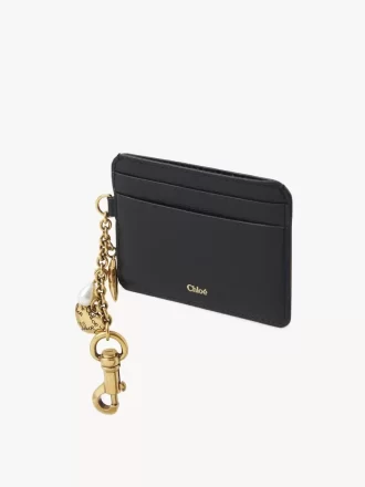 Etui na karty Chloé Charms ze skóry licowej