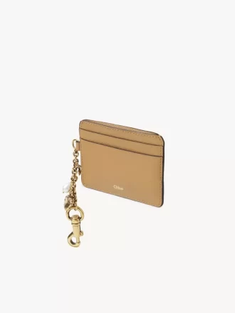 Etui na karty Chloé Charms ze skóry licowej