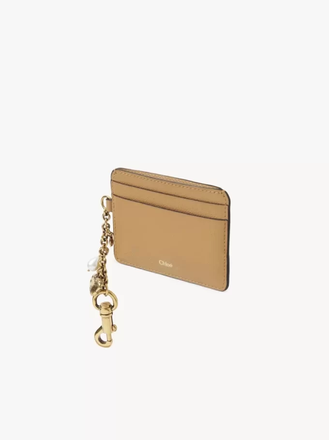 Etui na karty Chloé Charms ze skóry licowej Etui na karty Chloé Charms ze skóry licowej
